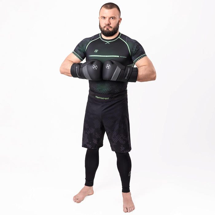 Боевые шорты FIGHTEXPERT Tactical Black / Green