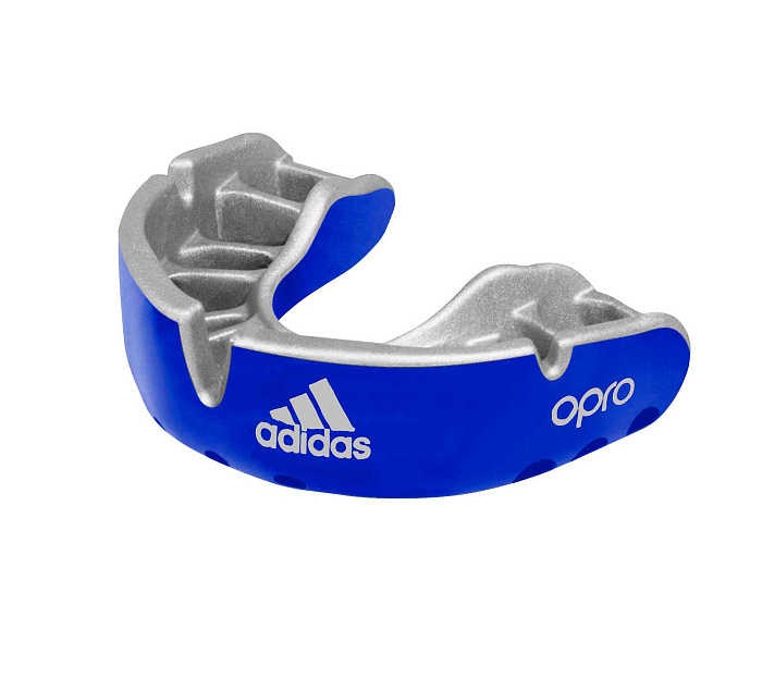 adiBP35 Капа одночелюстная Opro Gold Gen4 Self-Fit Mouthguard синяя (размер Senior)