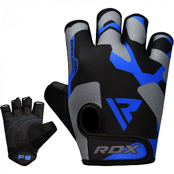 Перчатки RDX Sublimation F6 черн/син.