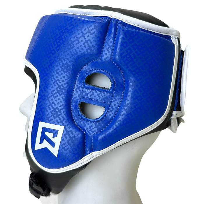 Шлем для ММА Rage Союз ММА Росии синий кож/зам