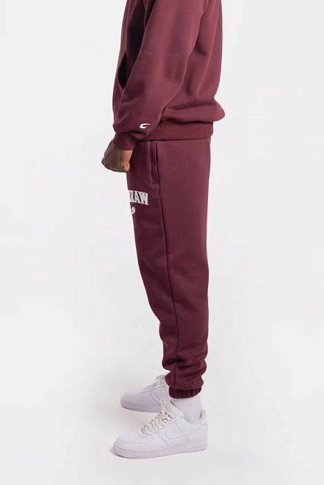 Джоггеры East Street BOXRAW Бордовый