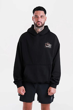 Худи Hook Right Goodnight Oversized Черный