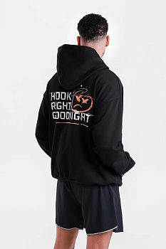 Худи Hook Right Goodnight Oversized Черный