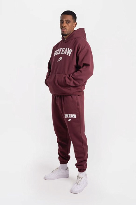Джоггеры East Street BOXRAW Бордовый